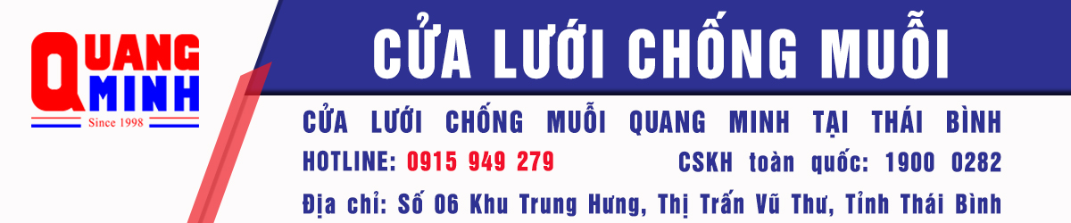 CỬA LƯỚI CHỐNG MUỖI THÁI BÌNH, CỬA LƯỚI QUANG MINH