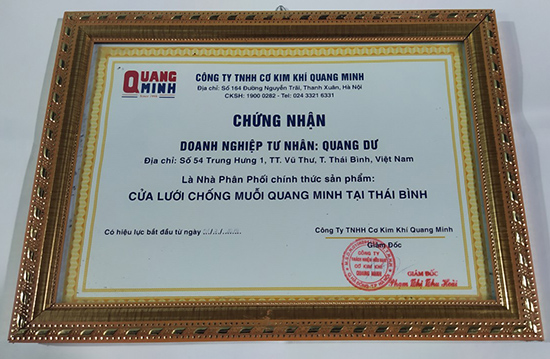 cửa lưới chống muỗi thái bình