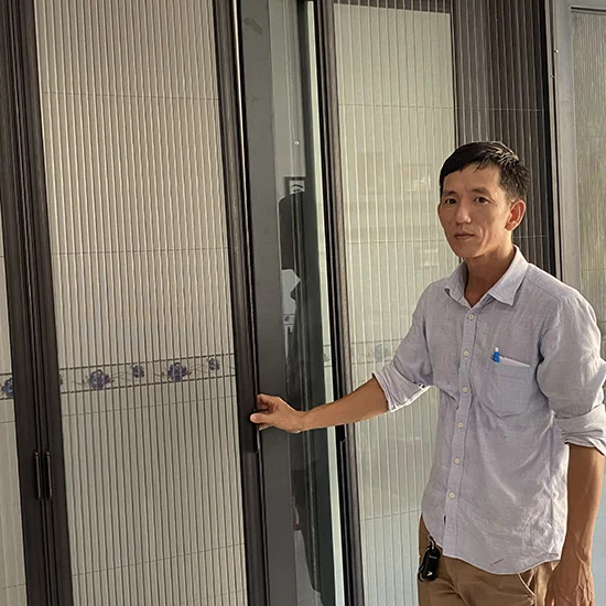 Cửa lưới chống muỗi Hậu Giang