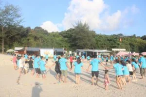 Cán bộ công nhân viên công ty tham gia team building