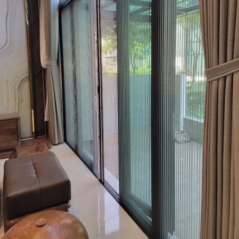 Cửa lưới chống muỗi dạng xếp 