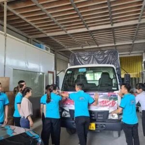 Cửa lưới Quang Minh thực hiện hoạt động trách nhiệm xã hội: Hướng về miền Trung ruột thịt