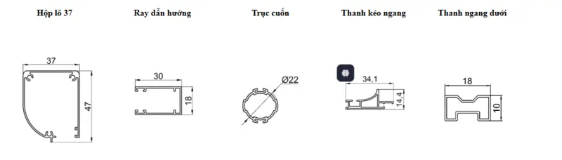 Thanh ngang dưới làm cho khung cửa cứng