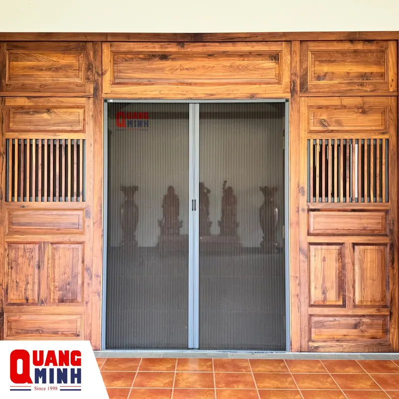 Thiết kế cửa lưới chống muỗi dạng xếp 