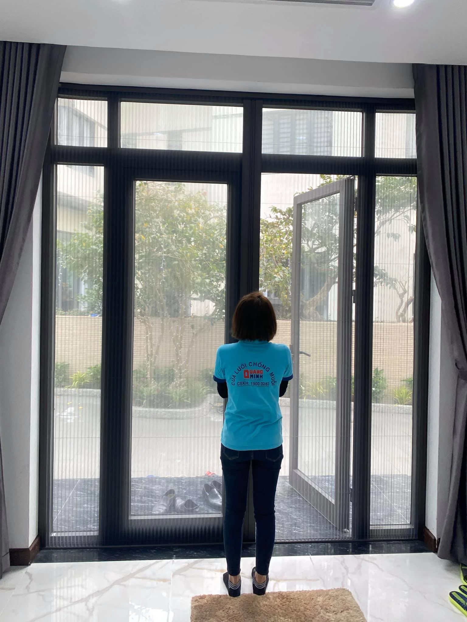 Cửa lưới chống muỗi Vĩnh Phúc