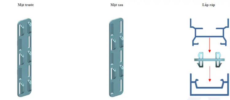 Cải tiến đột phá trong cách lắp ráp cửa bằng bộ cài sập liên kết 2 chiều