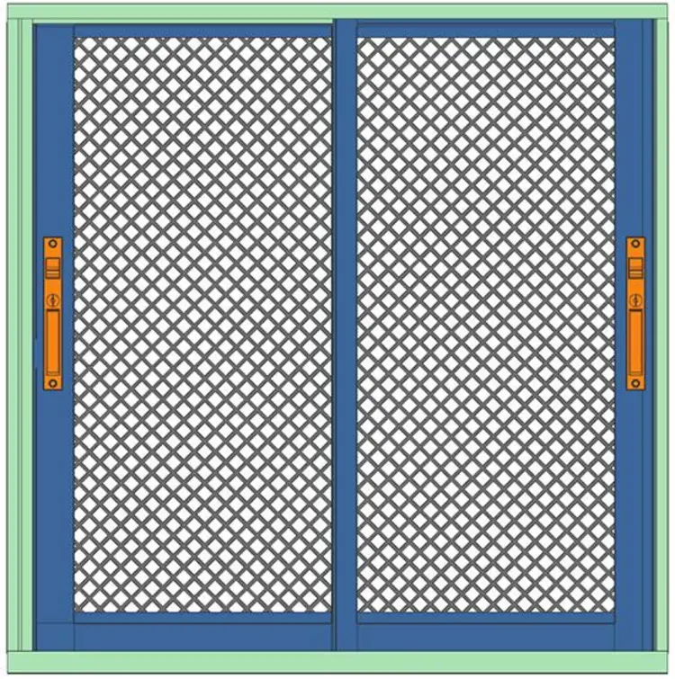 Cửa lưới thép chống trộm dạng lùa sở hữu kết cấu khung chắc chắn