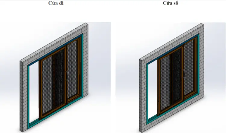 Lắp đặt trong khung