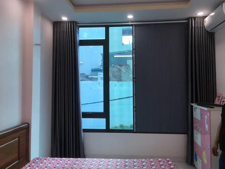 Rèm tổ ong cửa sổ tại không gian phòng ngủ