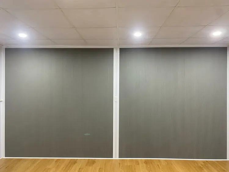Rèm tổ ong kích thước lớn được lắp đặt ở vị trí cửa đi