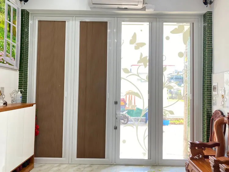 Rèm tổ ong trên kính thi công bởi Quang Minh