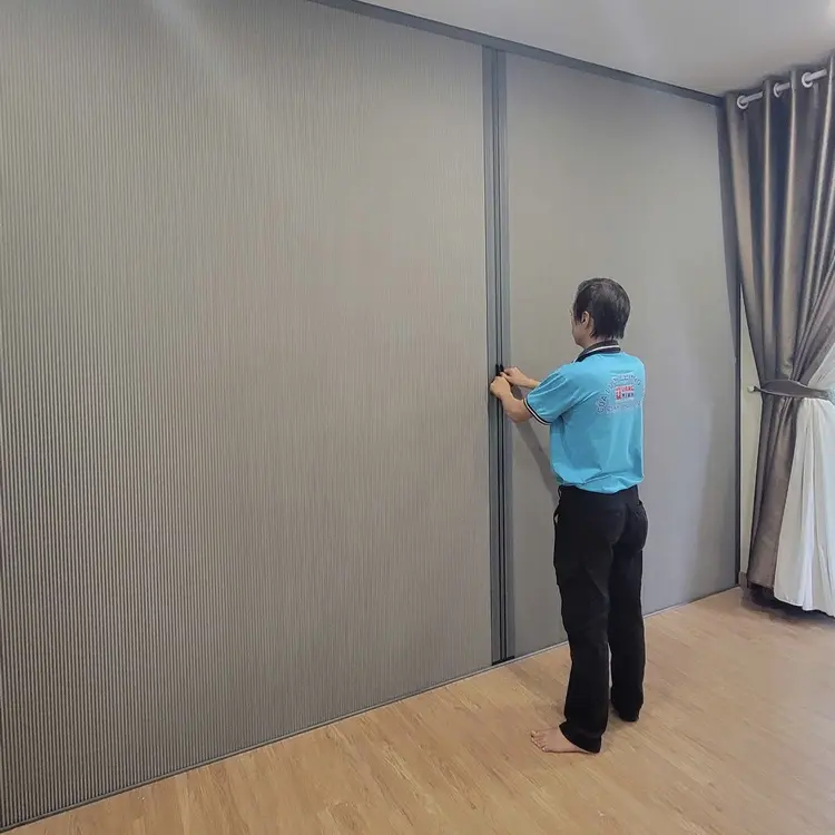 Vách tổ ong được lắp đặt ở không gian phòng ngủ