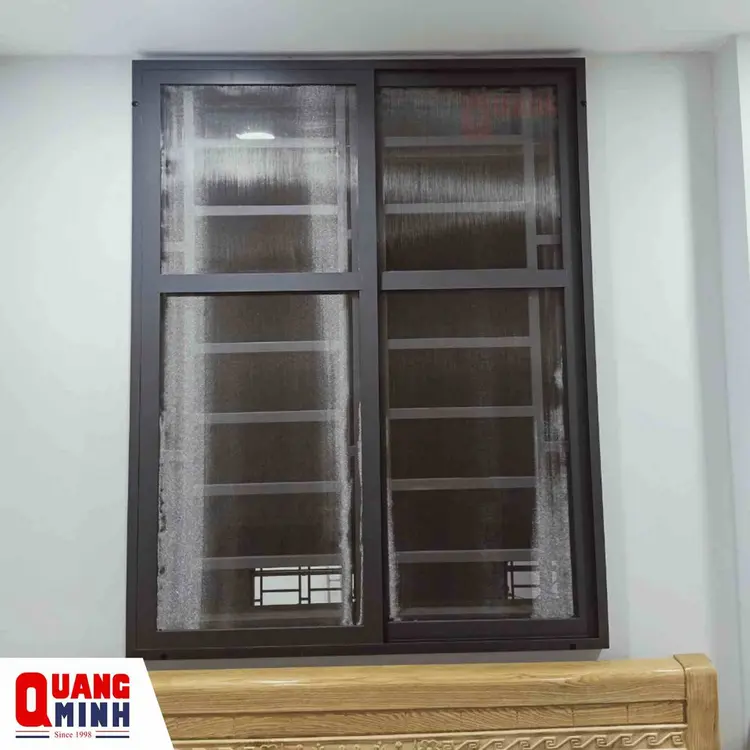 Cửa lưới chống muỗi Cần Thơ dạng lùa trong phòng ngủ