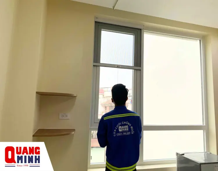 Cửa lưới chống muỗi Quang Minh tại bệnh viện Tâm Anh, Hồ Chí Minh