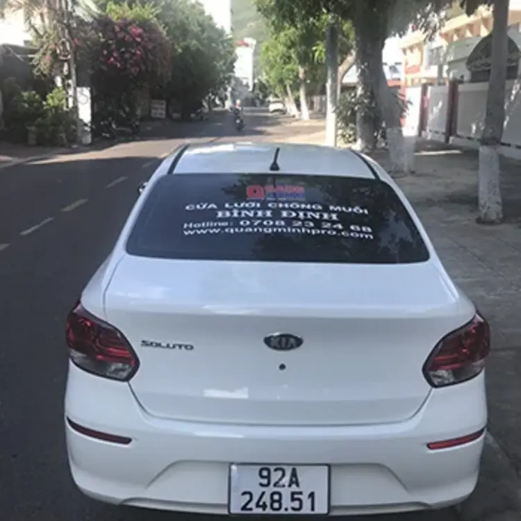 Xe nhận diện thương hiệu Cửa lưới Bình Định