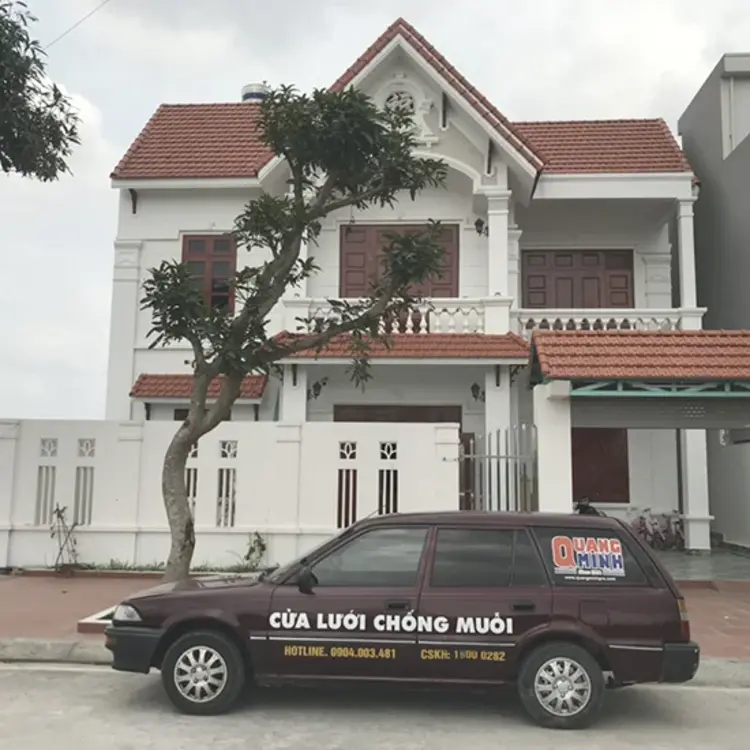 Xe nhận diện thương hiệu Cửa lưới chống muỗi Hải Dương