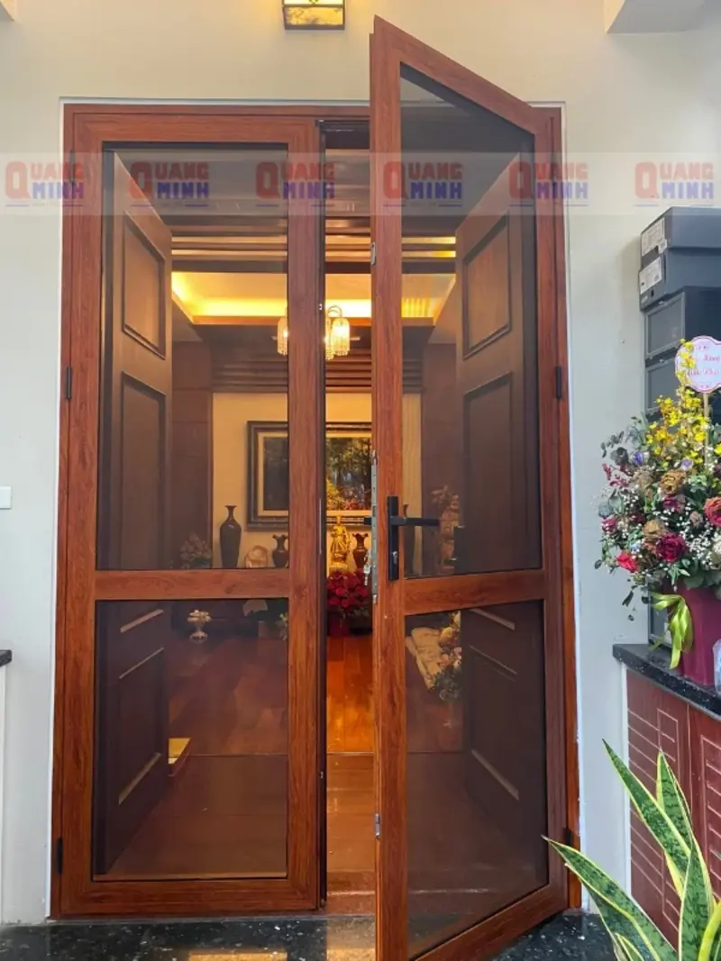 Cửa lưới chống muỗi dạng mở quay