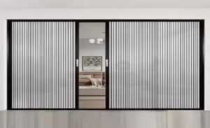 Cửa xếp nhựa 2 cánh thường