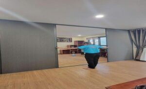 Đội ngũ Quang Minh thi công rèm tổ ong