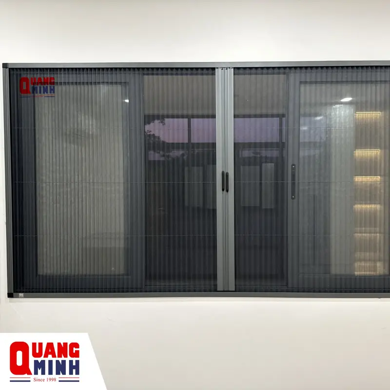 Mẫu cửa lưới chống muỗi dạng xếp