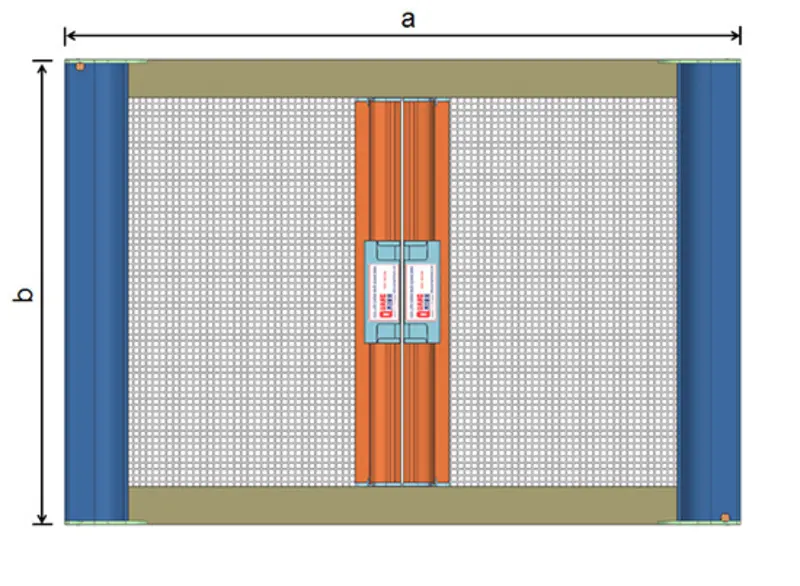 Cấu tạo cửa lưới chống muỗi tự cuốn dạng ngang 