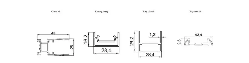 Cấu tạo phần khung nhôm độc quyền