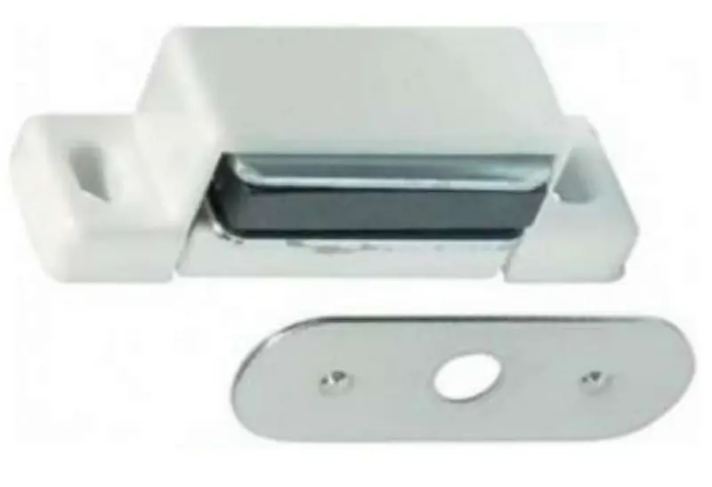 Chi tiết nam châm trong cửa lưới inox 