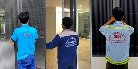 đội ngũ thi công của Quang Minh