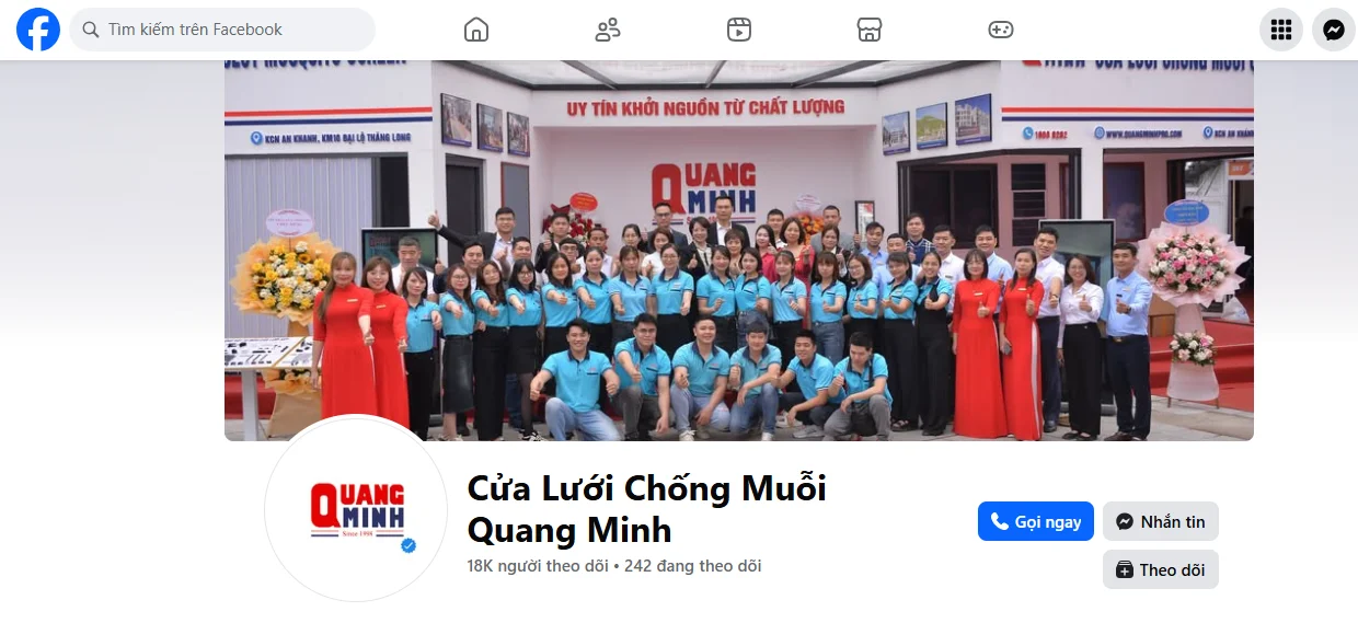 Fanpage chính thức của Quang Minh