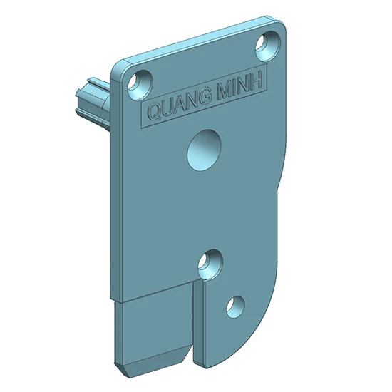 In chữ nổi trên các chi tiết 