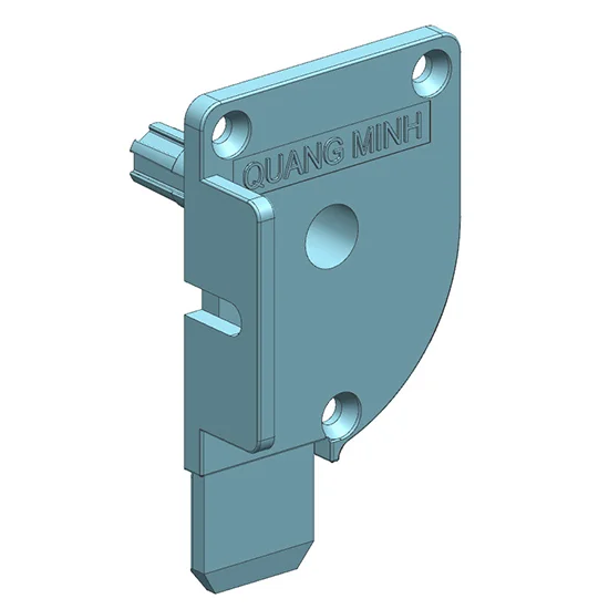 In chữ nổi trên các chi tiết 