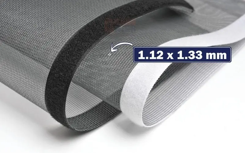 Kích thước ô lưới sợi thủy tinh nhập khẩu