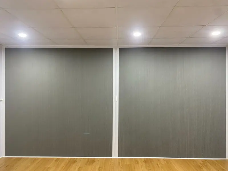 Rèm vách ngăn được lắp đặt bởi Quang Minh