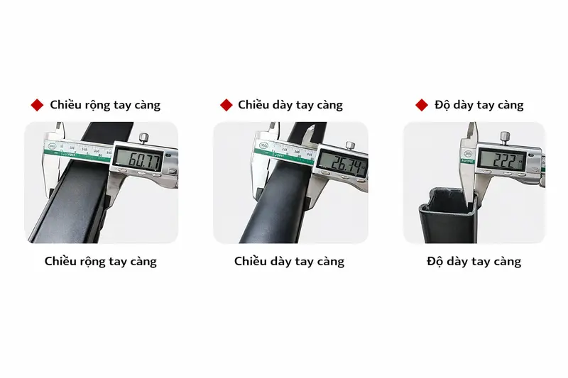 Tay càng nhôm 6063-T6